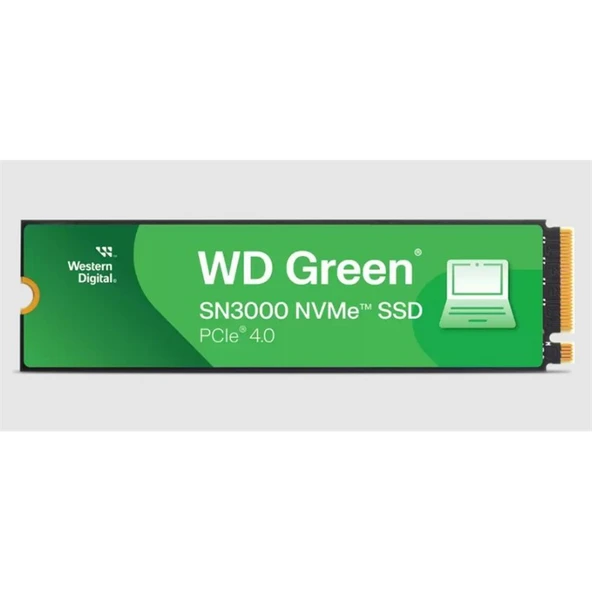 1 TB WD GREEN SN300 PCI-4.0 5000MB/S 4200MB/S M2 SSD WDS100T4G0E ürün görseli 1