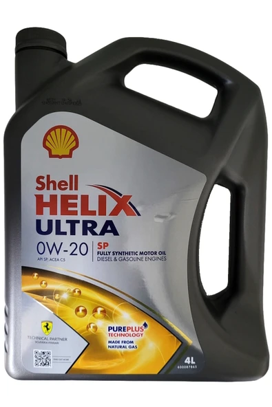 Helix Ultra SP 0W-20 Tam Sentetik Motor Yağı 4 Litre Fully Synthetıc Motor Oil ürün görseli 1