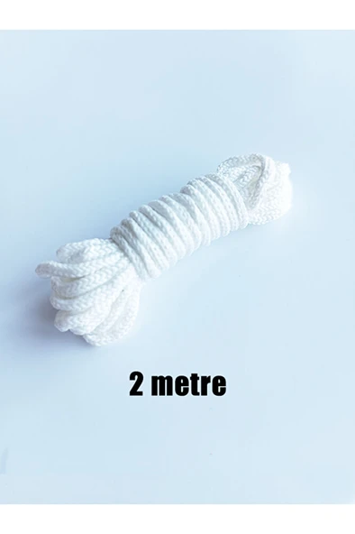 Cevşen Kolye ipi ( 2 metre ) Beyaz hobi ip - Resim 2