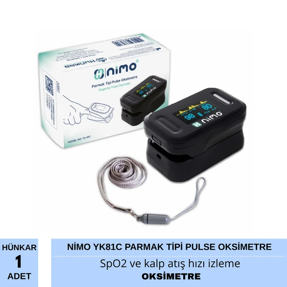 Nimo YK81C Parmak Tipi Pulse Oksimetre 1 Adet - Resim 2