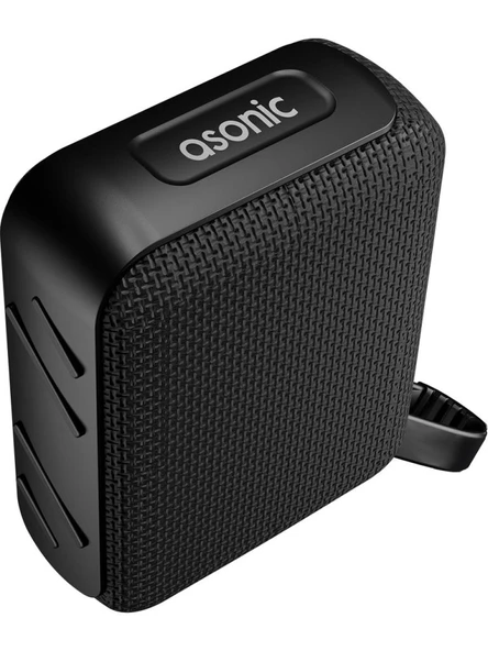 ASONIC AS-03 SIYAH USB-TF-TWS-BLUETOOTH SPEAKER - Resim 6
