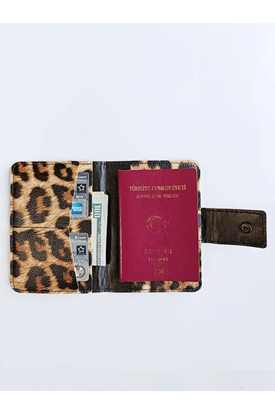 Pasaport Kılıfı Vegan Deri Pasaportluk - Resim 3