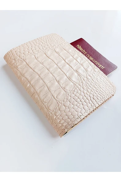 Hakiki Deri Pasaport Kılıfı Pasaportluk - Resim 10