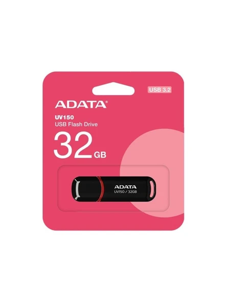 ADATA UV150/32GB USB 3.2 GEN1 BLACK - Resim 2