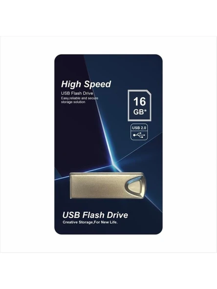ELBA FLASH BELLEK 16 GB USB 2.0 METAL ürün görseli 1