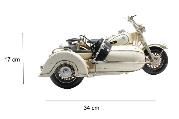 Dekoratif Metal Sepetli Motor ürün görseli 1