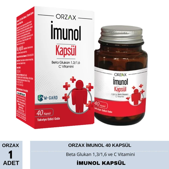 Orzax İmunol 40 Kapsül - Resim 2