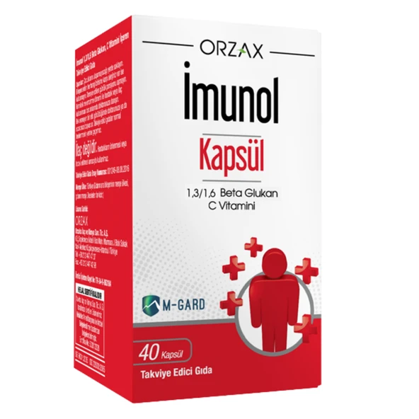 Orzax İmunol 40 Kapsül ürün görseli 1