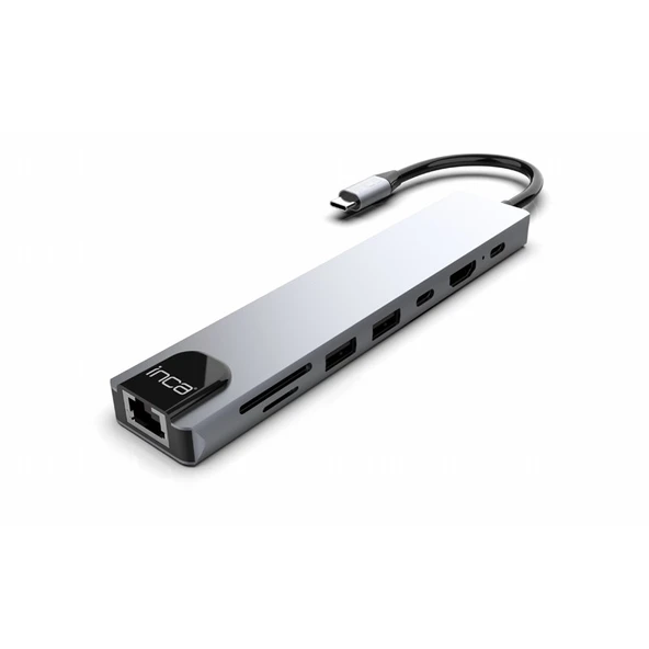 INCA ITPC-7 TYPE-C HUB X8COMBO ÇOKLAYICI ürün görseli 1