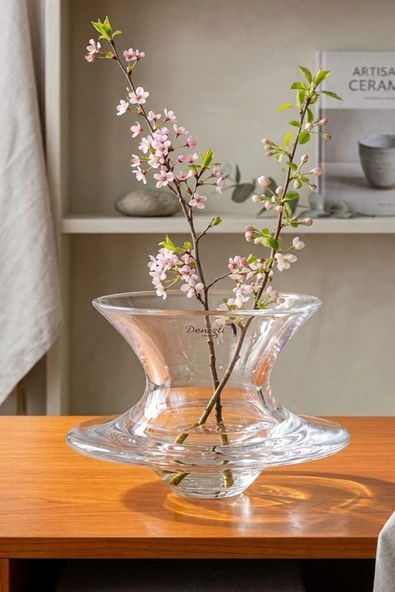 Paşabahçe Denizlicam Kristal El imalatı Vazo 13x18 cm 23504 ürün görseli 1