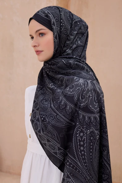 Fresh Çiçek Desen Vintage Şal 3 - Resim 9
