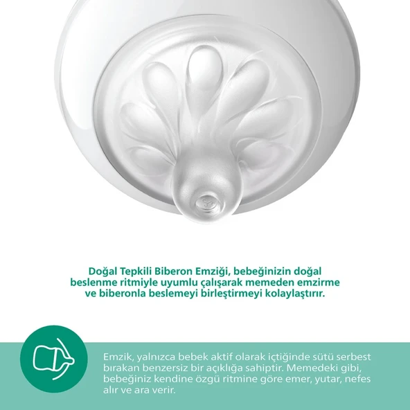 Doğal Tepkili Natural Response Cam Biberon 120 ml 0+ Ay ürün görseli 1
