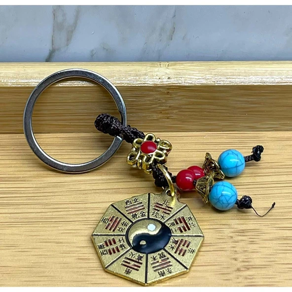 Metal Yin Yang Anahtarlık ürün görseli 1