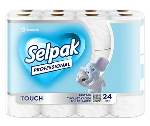 Selpak Prof Touch Tuvalet Kağıdı 24’lü x3 Paket (72 Rulo) ürün görseli 1