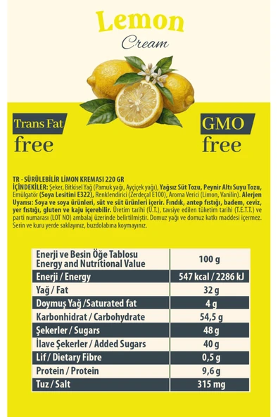 Limon Kreması 220 Gr. - Resim 4