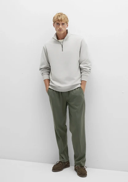 Mavi 0010480-85485 Yeşil Pantolon - Resim 3
