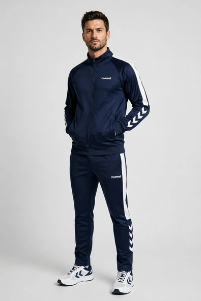 hummel Waden Track Suit 960050-7459 Lacivert Erkek Eşofman Takımı ürün görseli 1