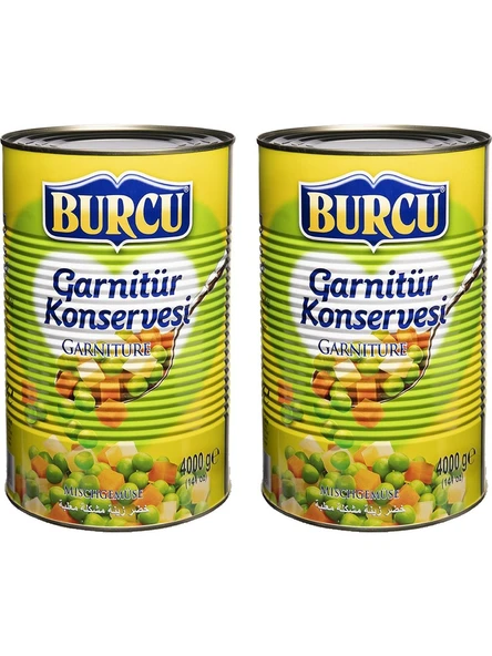 Burcu Garnitür Konservesi 4000 Gr x 2 Adet ürün görseli 1
