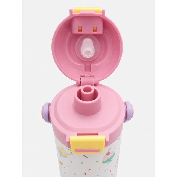 Vagonlife Vgn-1111 600 Ml Çelik Termos Beyaz - Resim 4