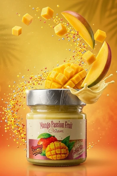 Patlayan Şekerli Mango Kreması 220 Gr. ürün görseli 1