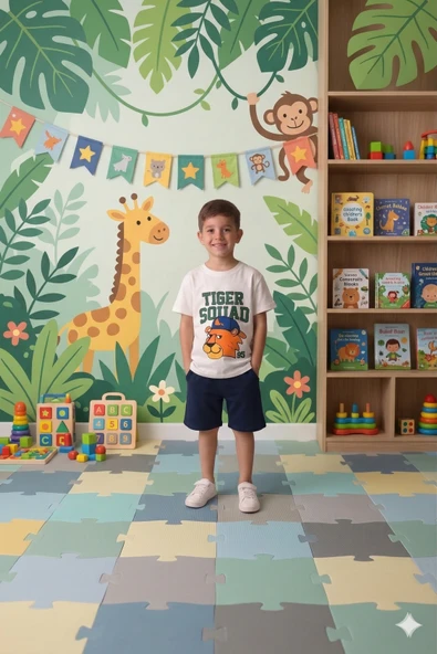 Tiger Squad Baskılı Şortlu Takım ürün görseli 1