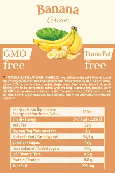 Muz Kreması 220 Gr. - Resim 7