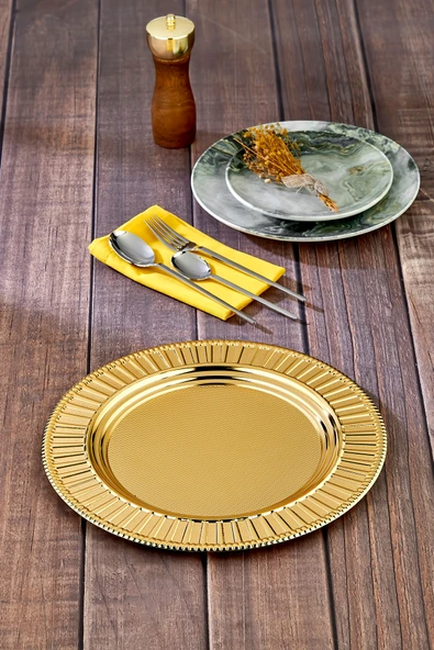 Cooker 33 Cm Metal Sunumluk Supla CKR4593 ürün görseli 1