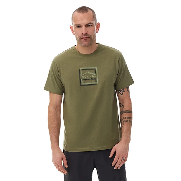 Columbia CSC Illuminated Brand Erkek Kısa Kollu T-Shirt CS0474 ürün görseli 1