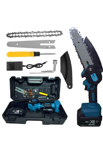 Prohummer Ph099 Professional 88vf 2ah Şarjlı Dal Budama Testeresi (MAVİ) ürün görseli 1
