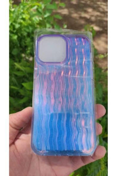 MayroX İPHONE 15 PROMAX uyumlu RENKLI CAM KILIF ürün görseli 1