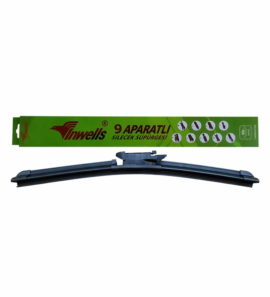 INWELLS 9 APARATLI SİLECEK SÜPÜRGESİ 22"-550MM 9 APARATLI ürün görseli 1