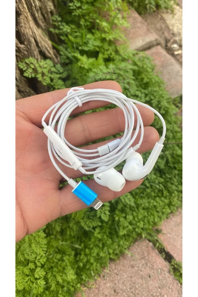 Syrox iPhone 12 Pro Max uyumlu Tak Kullan kablolu silikonlu kulaklık Lightning ürün görseli 1