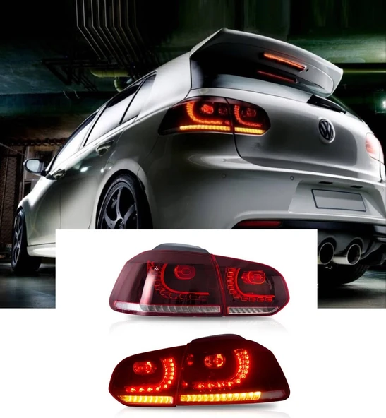 vw golf 6 (2010.2011.2012) r20 kayar sinyal led stop ürün görseli 1