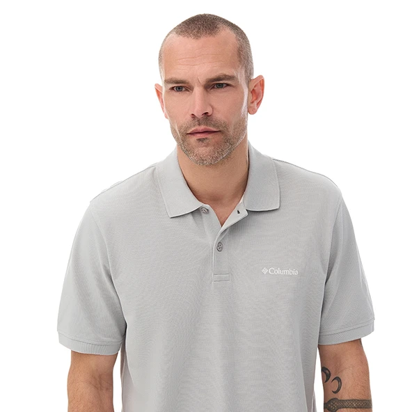 Columbia M Cascade Range Solid Polo Erkek Outdoor Tişört CS0214 - Resim 4