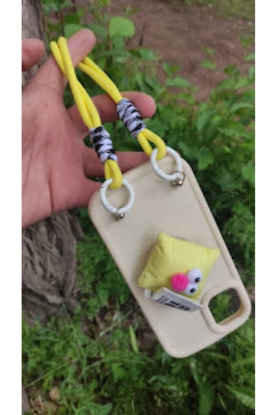 MayroX İPHONE 11 RENKLI DARBE KORUMALI BİLEKLİKLİ KILIF - Resim 2