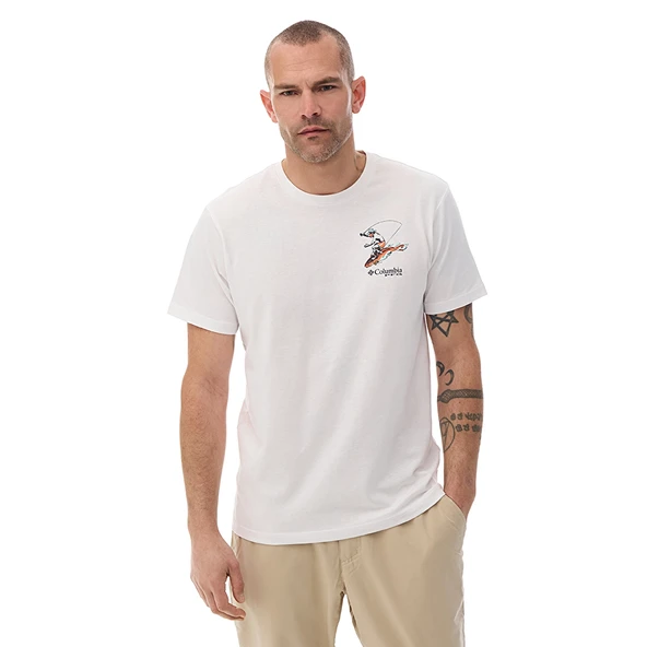 Columbia CSC M PFG Red Rider SS Tee Erkek Kısa Kollu Tişört CS0501 ürün görseli 1