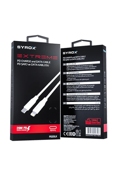 Syrox Pd20lk Pd Şarj Ve Data Kablosu - Resim 3