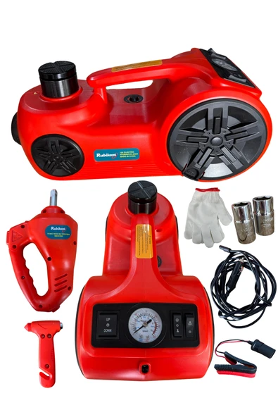 Elektrikli Araba Kriko Kiti 5 Ton 12V Hidrolik Kriko Seti, Darbe Anahtarı Ve Şişirme ürün görseli 1