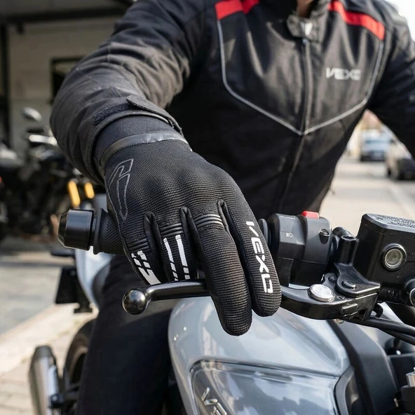 VEXO AERO PLUS ELDİVEN SİYAH-BEYAZ (SERTİFİKALI) - Resim 3