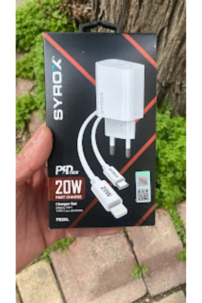 Syrox iPhone 13 Pro uyumlu Type-c to Lightning HIZLI SARJ başlık +Kablo yerli üretim ürün görseli 1