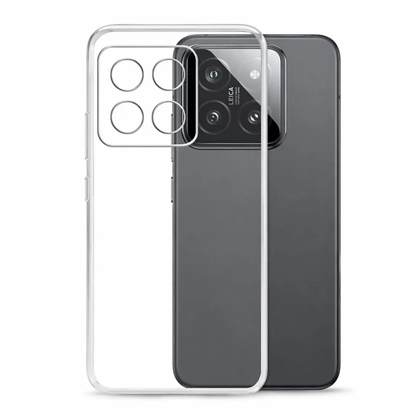 Xiaomi 15 İle Uyumlu Kılıf Şeffaf Kamera Korumalı 3D ürün görseli 1