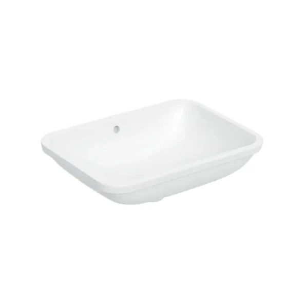 Geberit Variform Dikdörtgen Tezgah Altı Lavabo 49cm Beyaz - 505.060.01.1 ürün görseli 1
