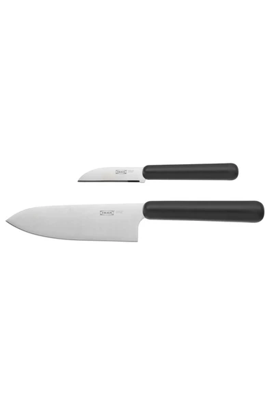 IKEA FÖRDUBBLA bıçak seti, gri, 2 parça ürün görseli 1