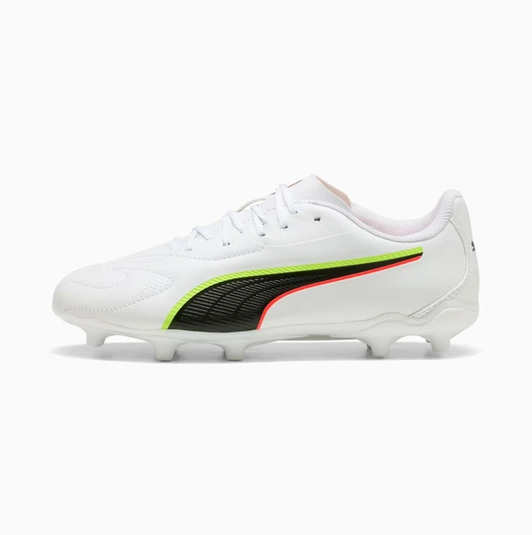 Puma King 20 Play Fg/Ag Jr Beyaz Genç Krampon - 108735 01 ürün görseli 1