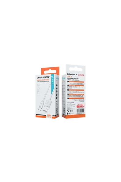 Dramex D21TKE Type-c Quick Ekonomik Şarj Kablosu 2.1A ürün görseli 1