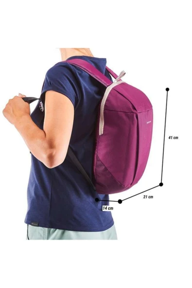 QUECHUA Outdoor Sırt Çantası - Erik moru / Mürdüm - 10 L - Arpenaz 50 ürün görseli 1