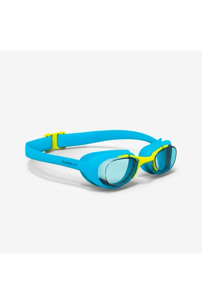 Decathlon Xbase Ayarlanabilir Çocuk Yüzme Gözlüğü - Sızdırmaz Mavi Sarı Şeffaf Cam ürün görseli 1