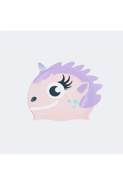 Silikon Çocuk Bonesi Unicorn Pembe Standart - Resim 2