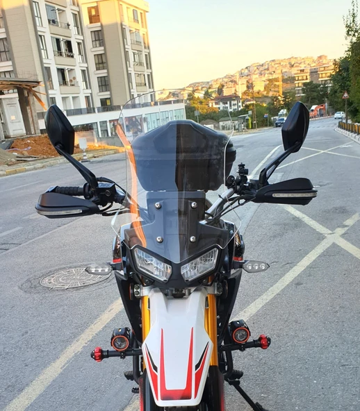 MOTOCAM Arora CR 250 Ön Cam 2025-2026 Model 55cm Şeffaf Renkli 4mm ürün görseli 1