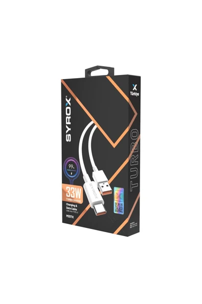Syrox M33TK 33W USB to Type-c Kablo ürün görseli 1
